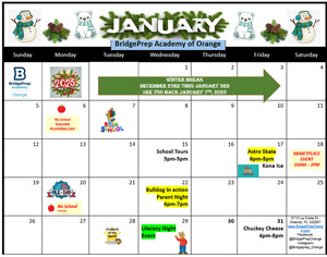  Revised January 2025 Activity Calendar